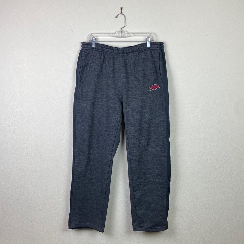 Colosseum | Gray Razorback Hog Fleece Sweat Pants XL